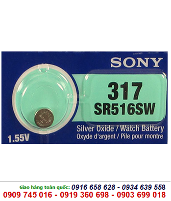 Pin đồng hồ 1,55v Sony SR516SW-317 chính hãng Sony thay pin đồng hồ các hãng